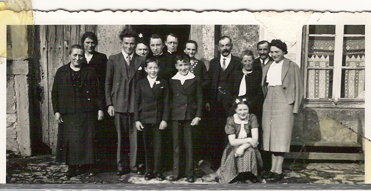 Communion à Moyemont vers 1939